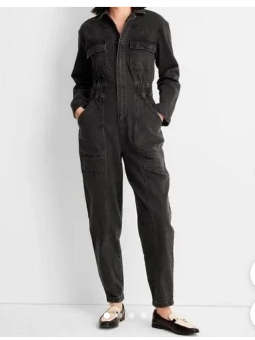 Universal Thread Women's Black Denim Pantsuit